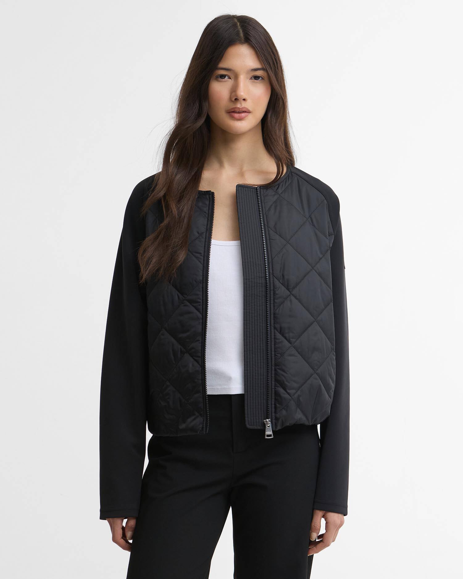 Seren Quilted Sweat Black image number 0