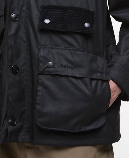 Wachsjacke Editor Black