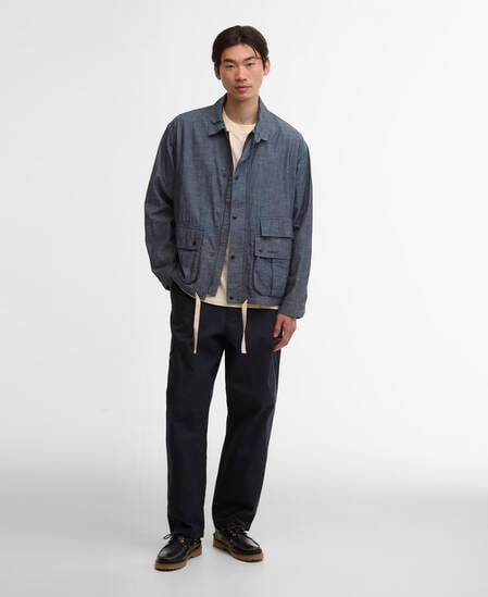Modified Westoe Casual Jacket Chambray