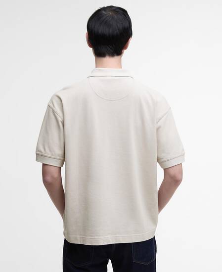 Hexham Oversized Polo Shirt Mist