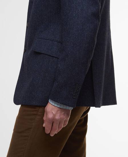 Blazer Godfrey Moons Shetland Navy Blazer Godfrey Moons Shetland Navy