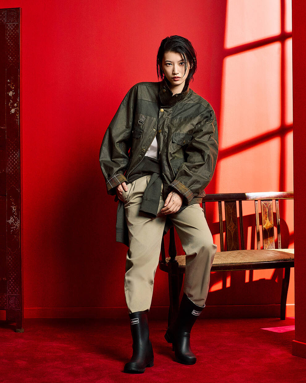 Barbour x Feng Chen Wang Porter Waxed Jacket