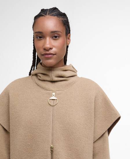 Gilet in maglia Martha Military Brown