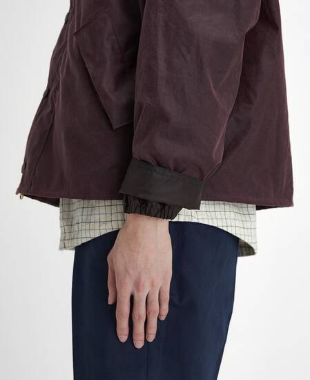 Transport Waxed Jacket Bordeaux