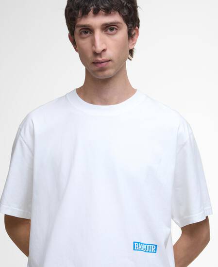 T-Shirt Mr Solway Oversized Graphic White