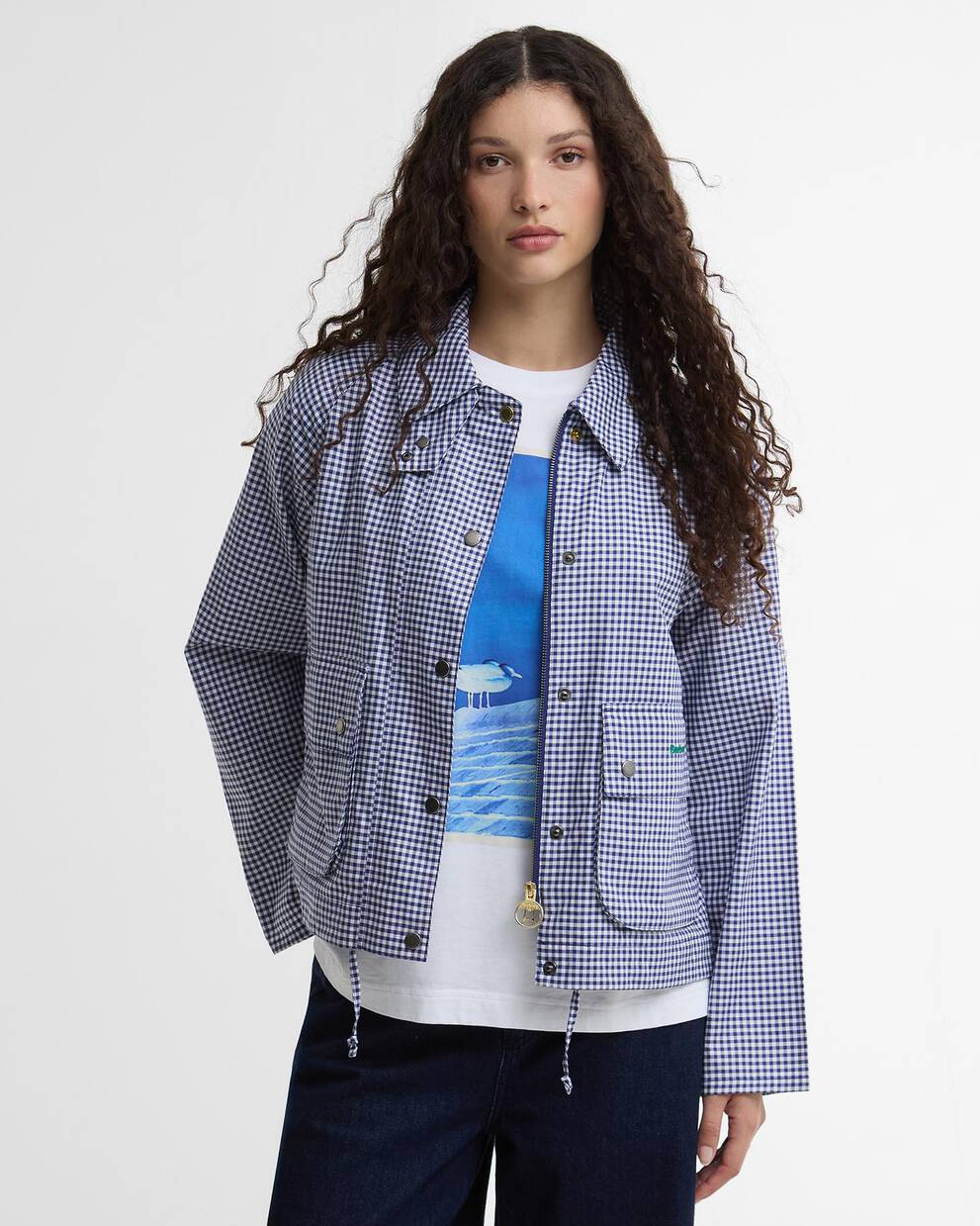 Paul Smith Loves Barbour Gingham Spey Casual Jacket