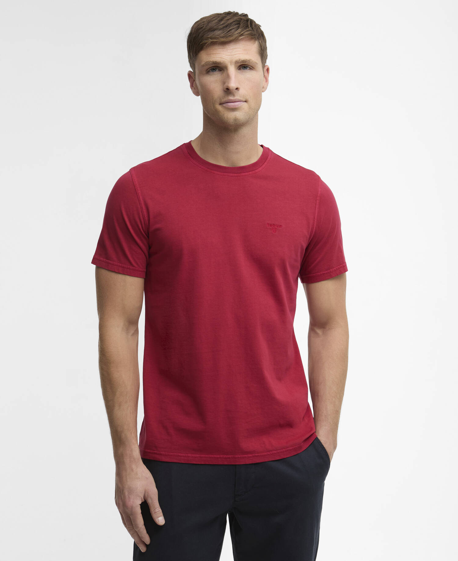 T-Shirt Washed Tartan Washed Red image number 0