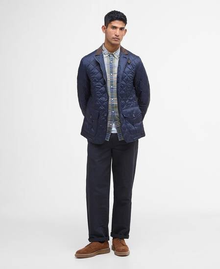 Quilted Sander Jacket Classic Navy