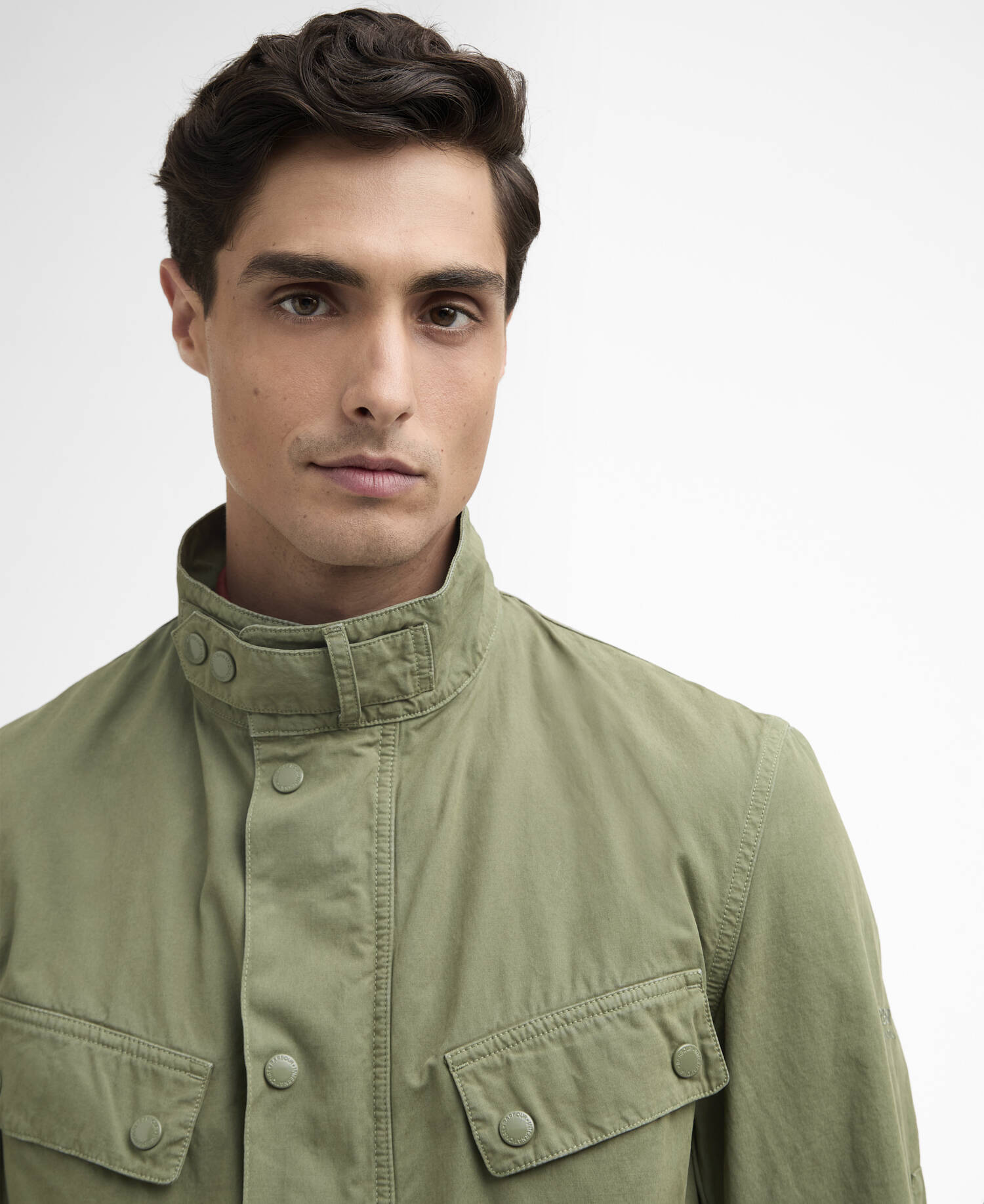 Giacca casual Duke tinta in capo Burnt Olive image number 4