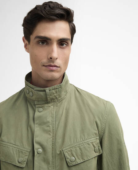 Giacca casual Duke tinta in capo Burnt Olive