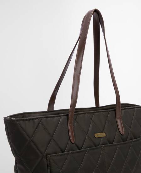 Quilted Tote Bag Olive