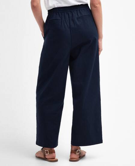 Christie Wide-Leg Trousers Classic Navy