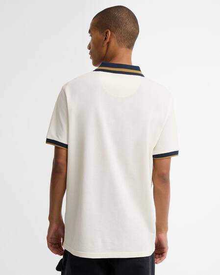 Anthorn Textured Tailored Polo Shirt Whisper White