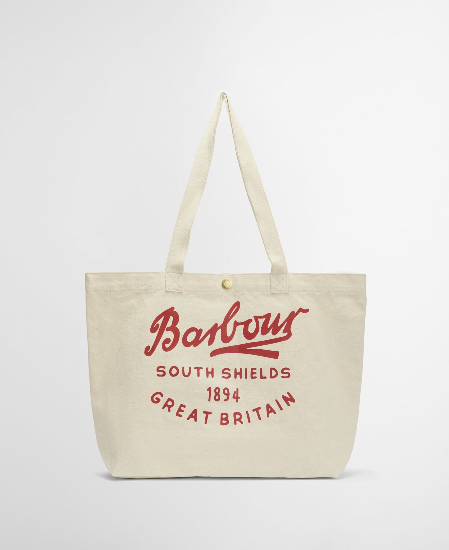 Script Tote Bag Red Logo