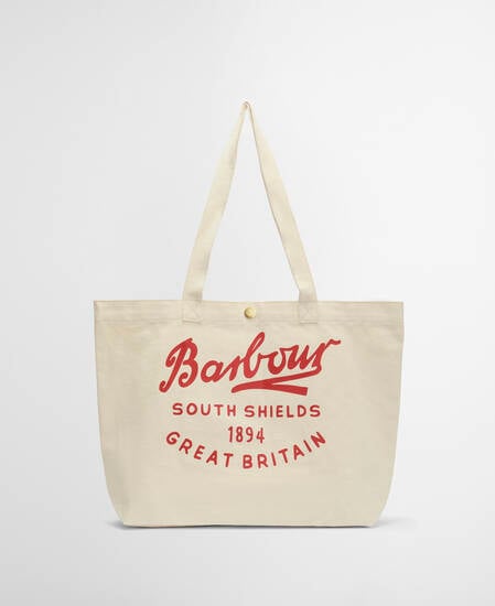Tote Bag Script Red Logo