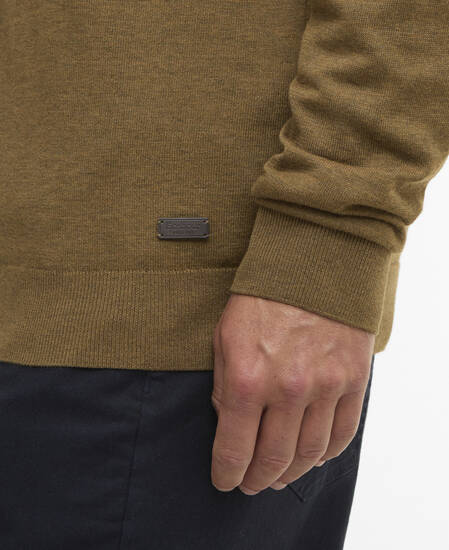 Maglione con zip corta Bayfield Russet