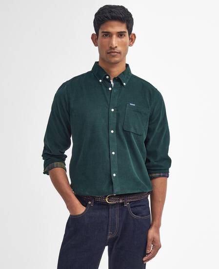 Ramsey Tailored Long-Sleeved Shirt Seaweed