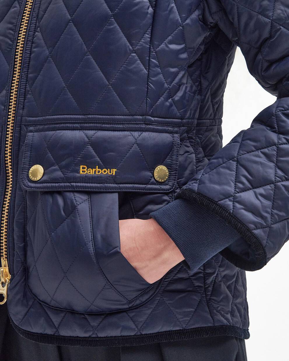 Giacca trapuntata Beadnell dalla vestibilit&agrave; aderente