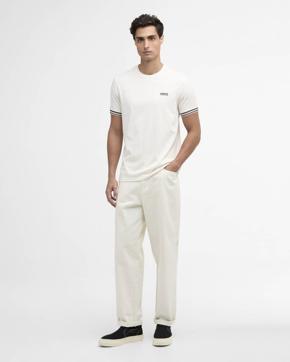 T-shirt Burnwood con fondo manica a contrasto