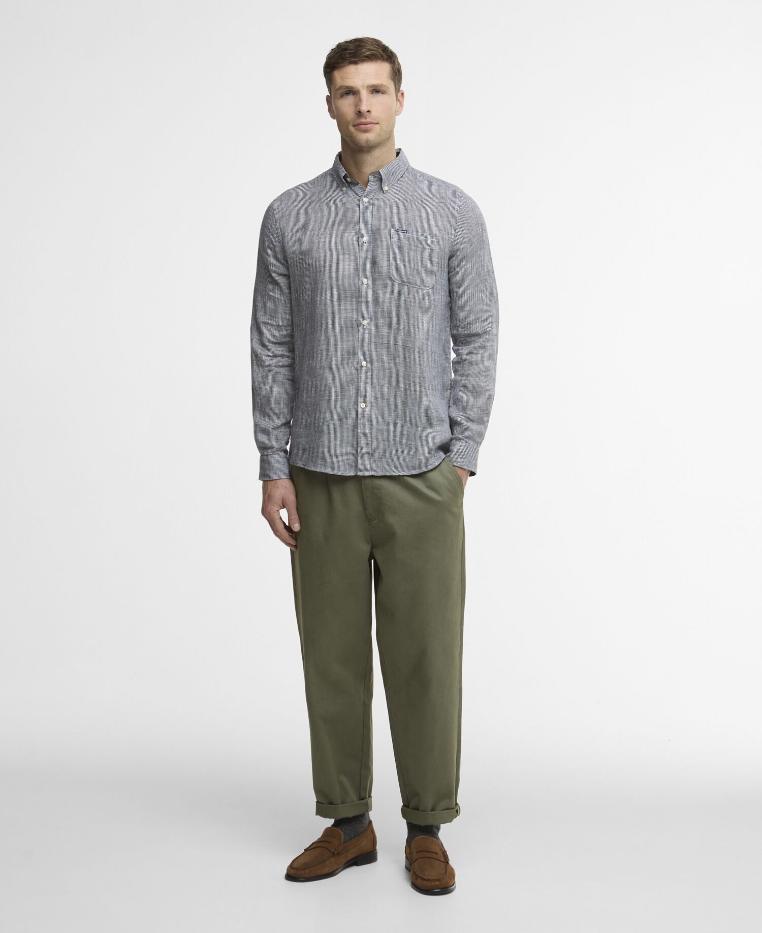Hemd Linton Tailored Dark Navy