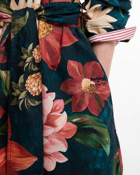 Barbour FARM Rio Gardenia Casual Jacket Navy Wild Flower/Navy Flower