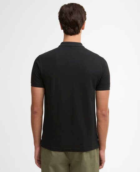 Poloshirt Pima Cotton Tailored Black