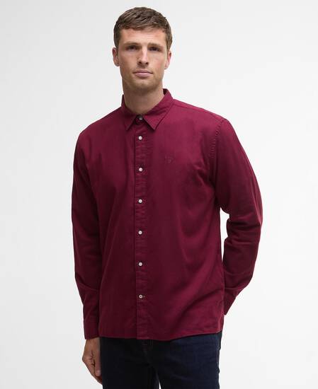 Sealane Relaxed Long-Sleeved Shirt Biking Red