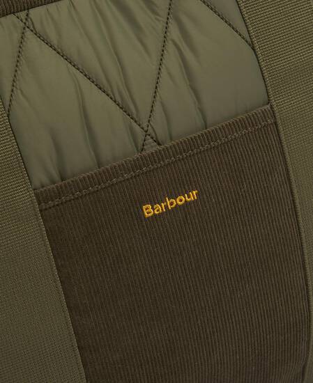 Healy Quilted Tote Bag Olive