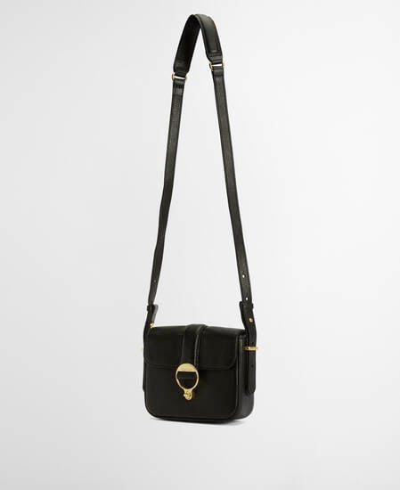 Ledertasche Rosa Mini Black