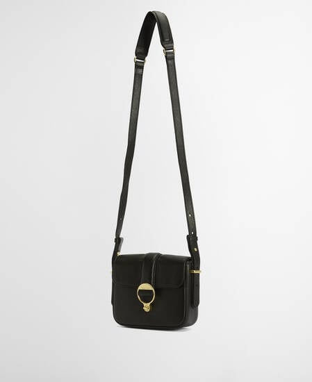 Mini borsa a tracolla in pelle Rosa Black
