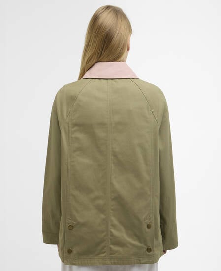 Modern Beadnell Casual Jacket Bleached Olive/Ancient/Gardenia