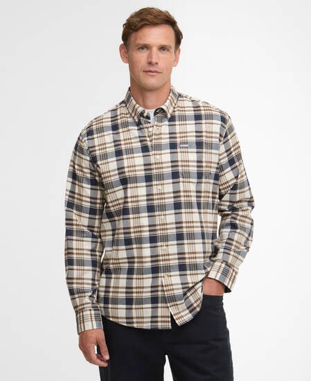 Hunwick Regular Shirt Navy