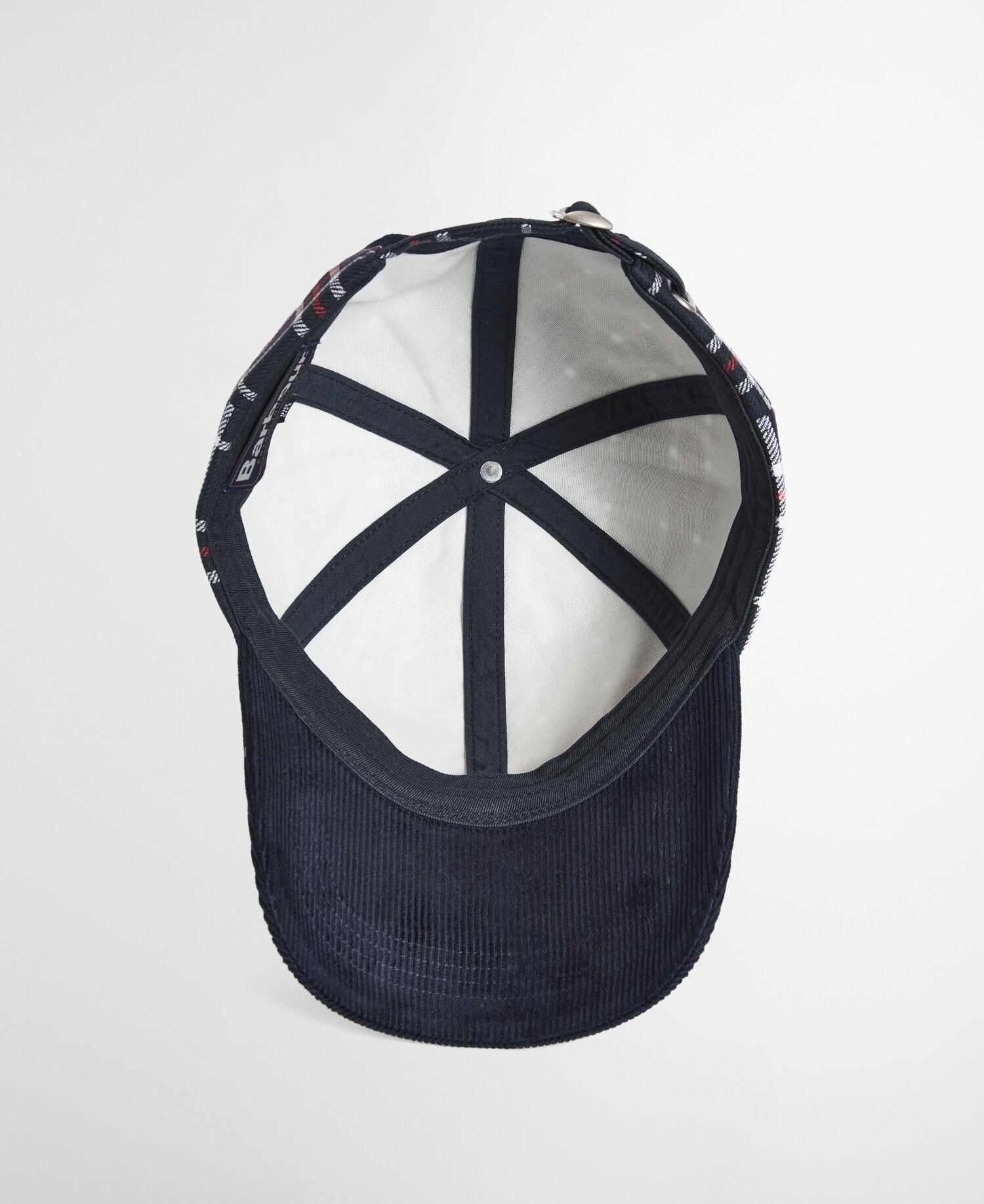 Benson Cap Navy/Red Check