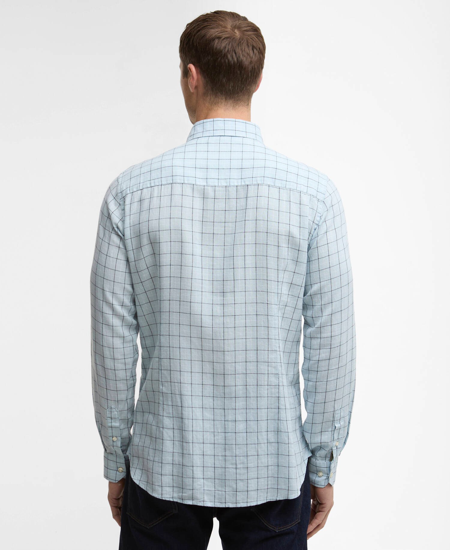 Hemd Belleview Tattersall Tailored Sky image number 2