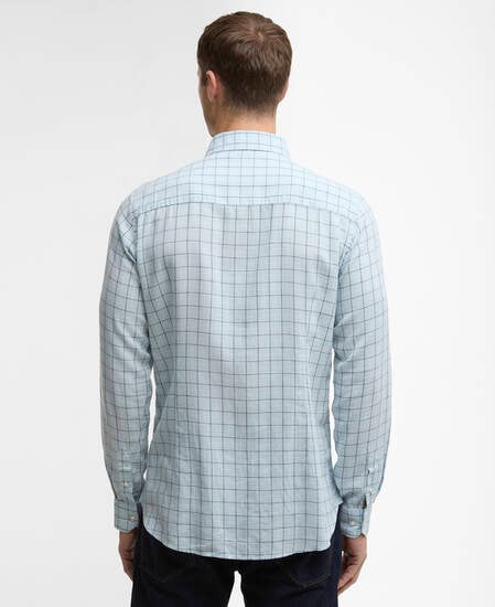 Hemd Belleview Tattersall Tailored Sky