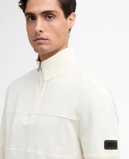 Sweatshirt Kaspian Half-Zip Whisper White