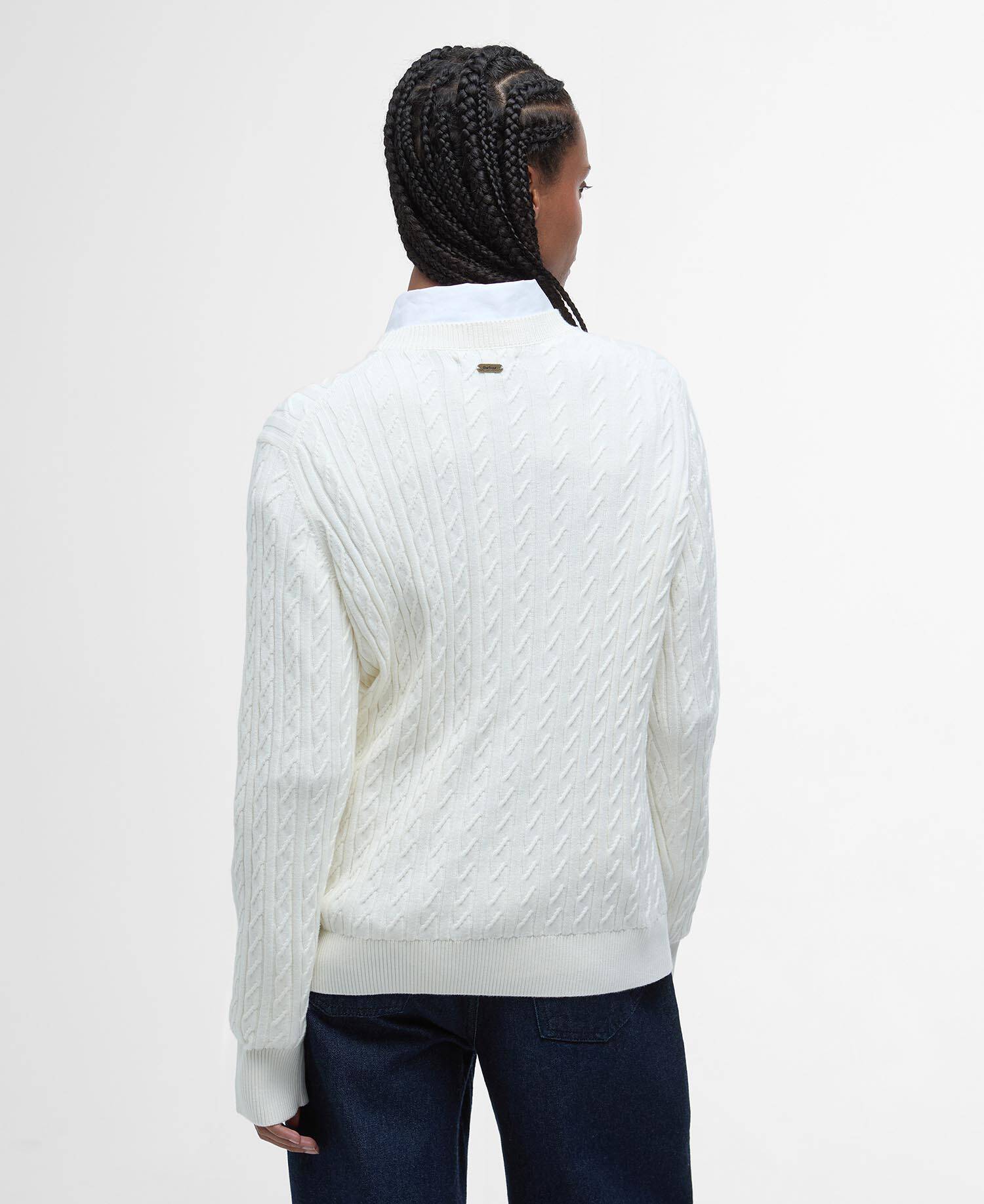 Hartland Crew Neck Jumper Cloud image number 2