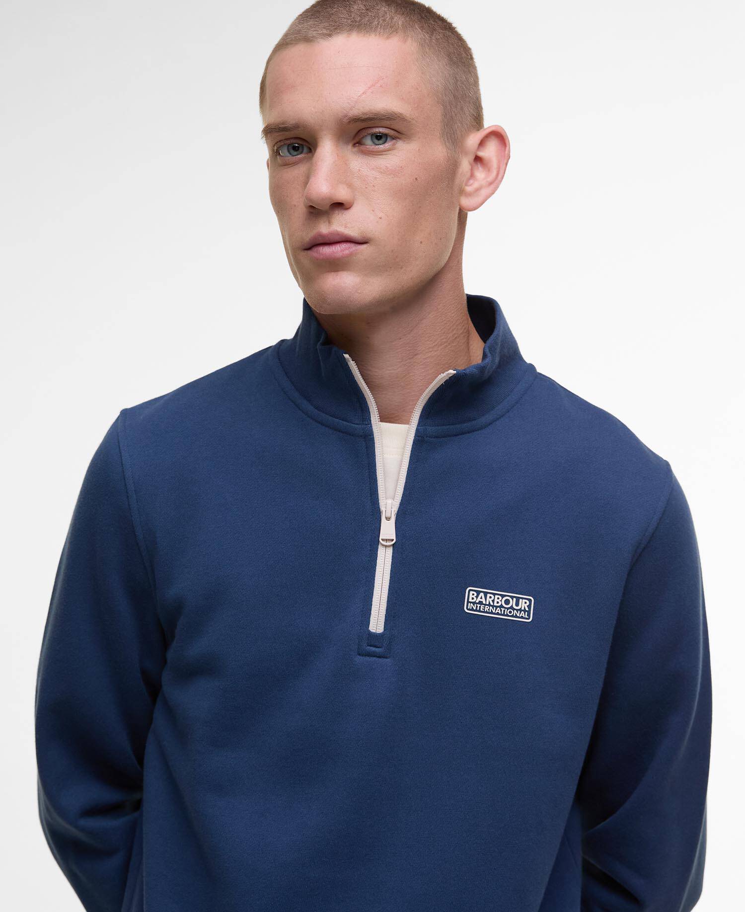 Clipper Funnel Neck Sweatshirt Insignia Blue image number 3