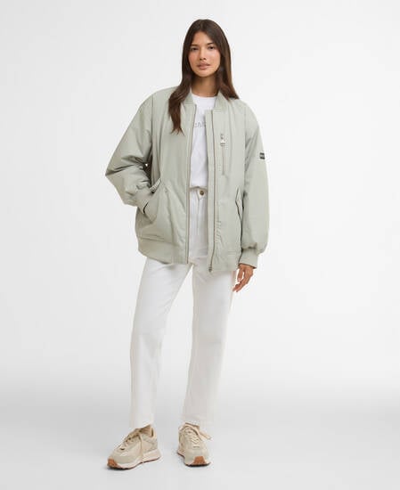 Kuala Showerproof Bomber Jacket Glacier Grey