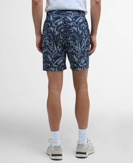 Kew Printed Shorts Navy
