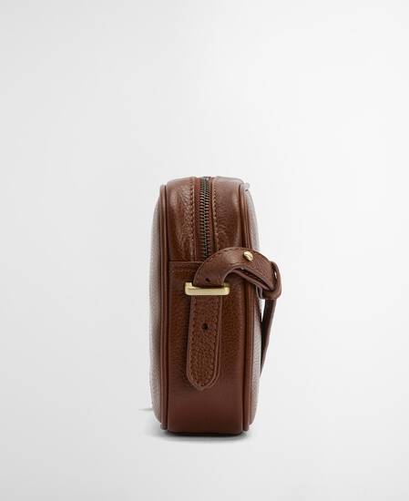 Daphne Leather Crossbody Bag Brown