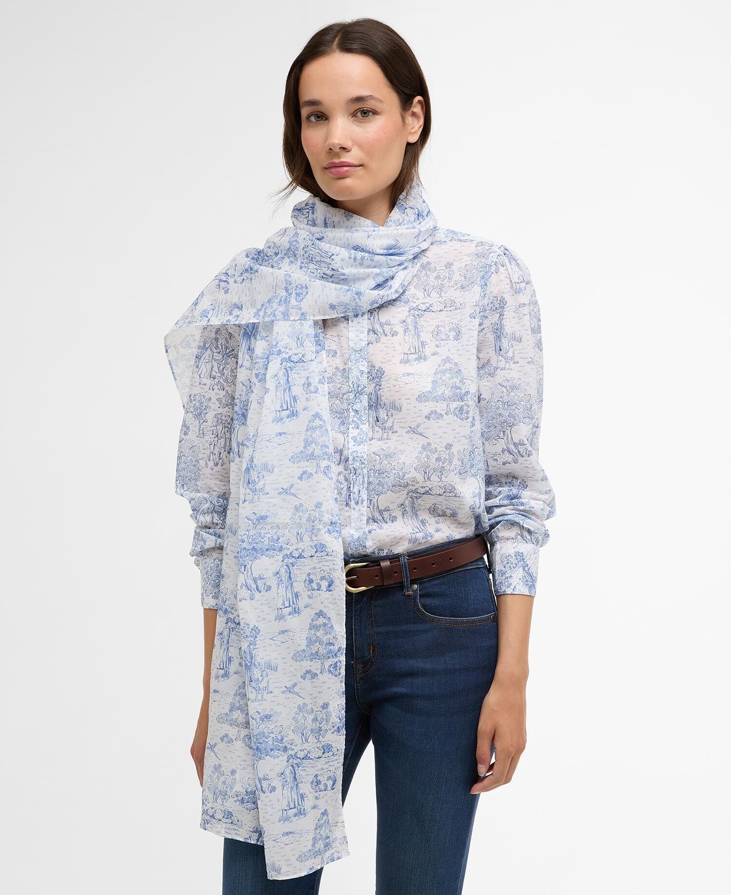 Schal Wisteria White