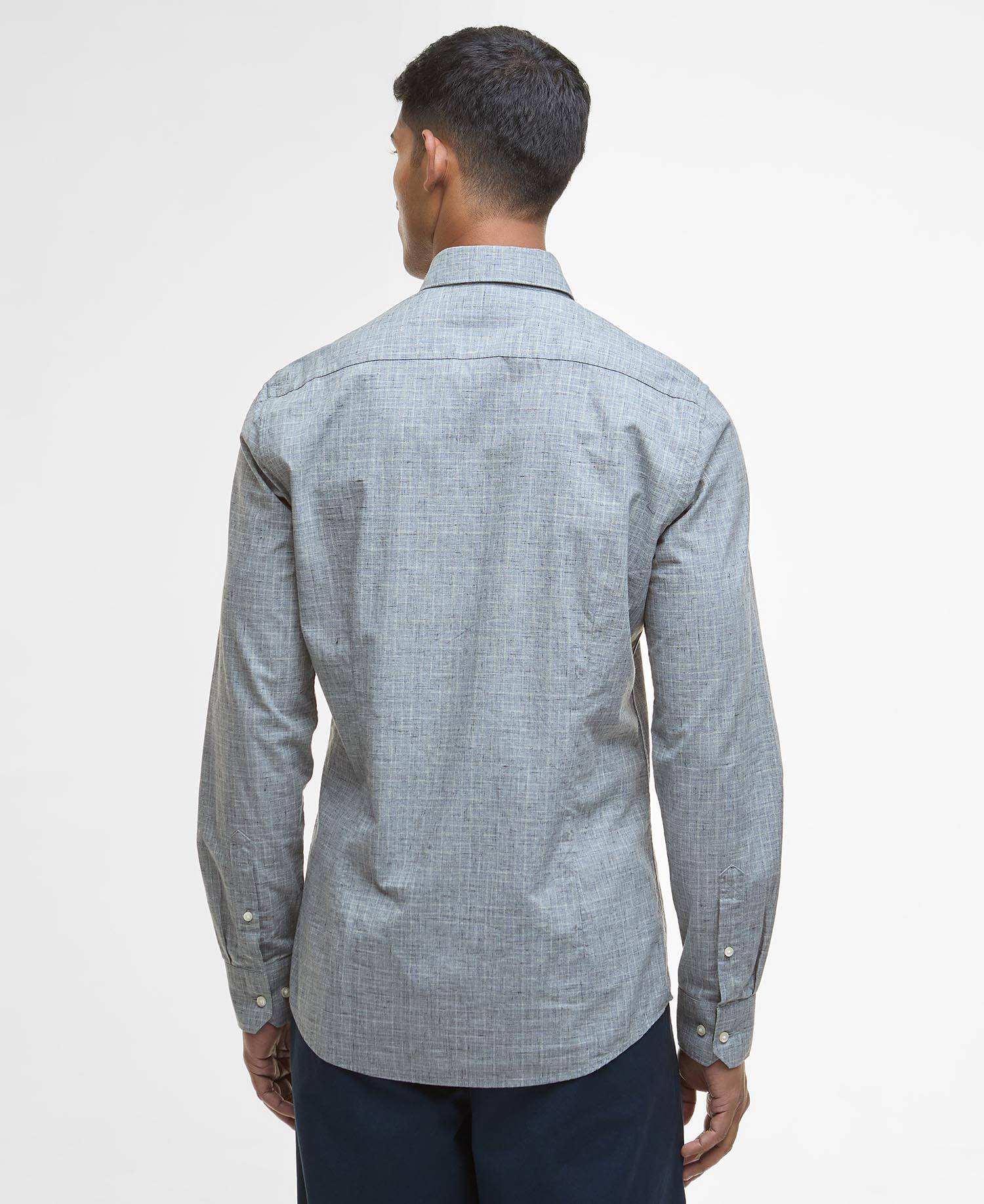 Wester Slub Tailored Shirt Chambray image number 2