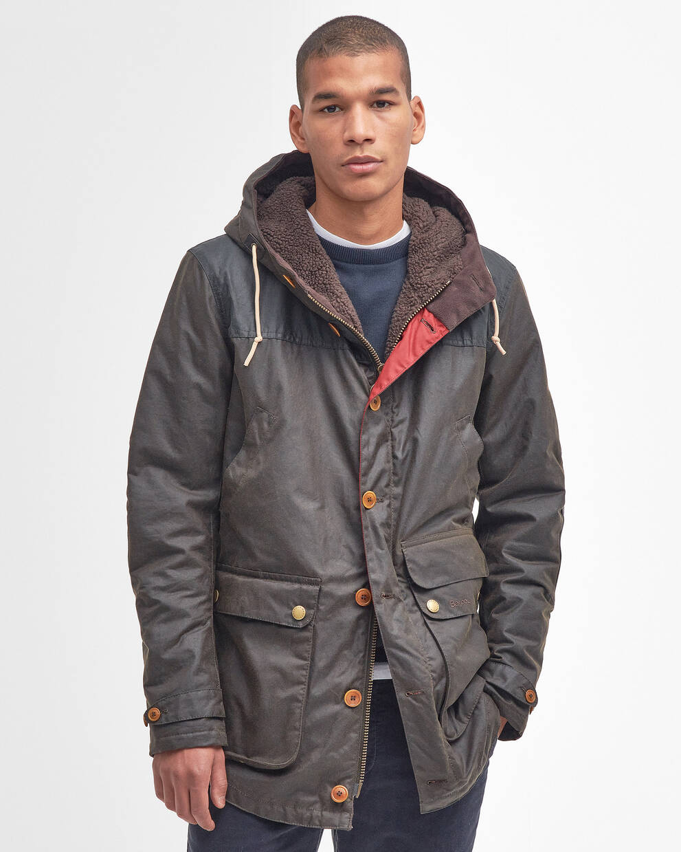 Parka in cotone cerato Game