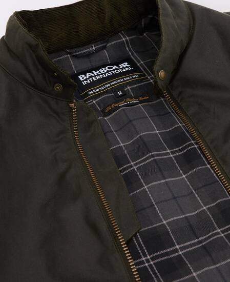 Chard Wax Jacket Archive Olive