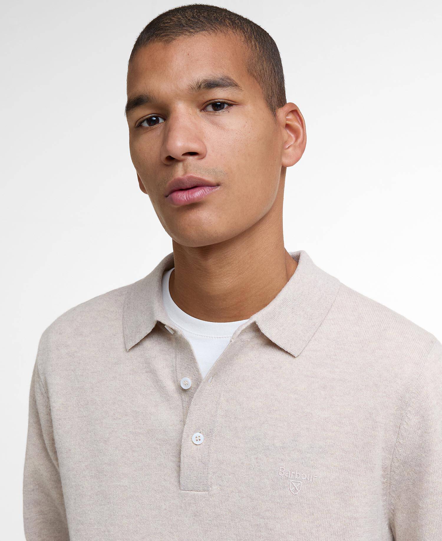 Hutherston Knitted Polo Shirt image number 3