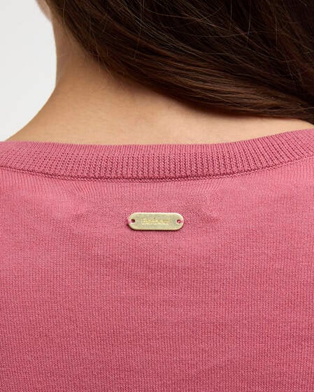 Clover Crew-Neck Jumper Wildberry