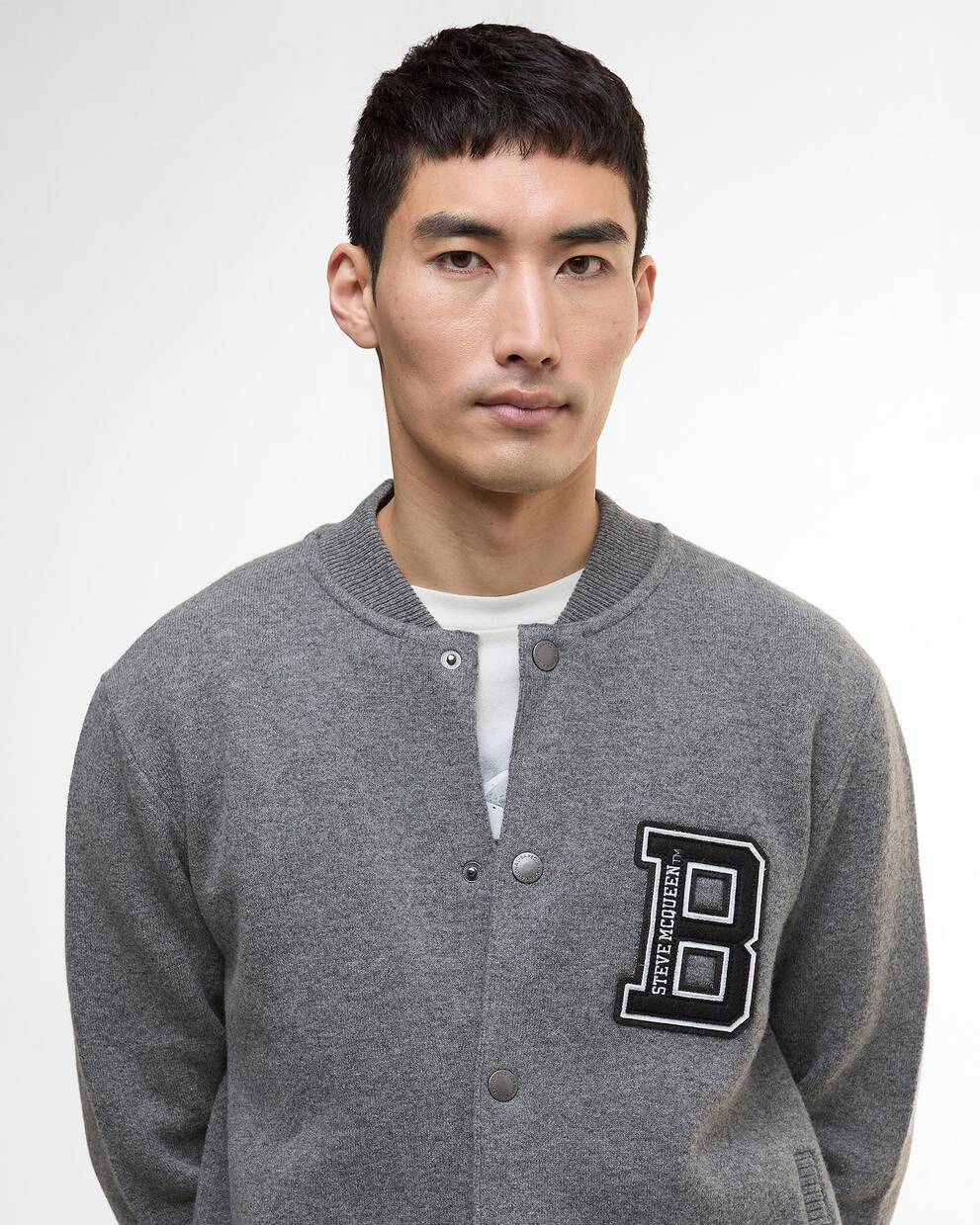 Bomber in maglia Letterman