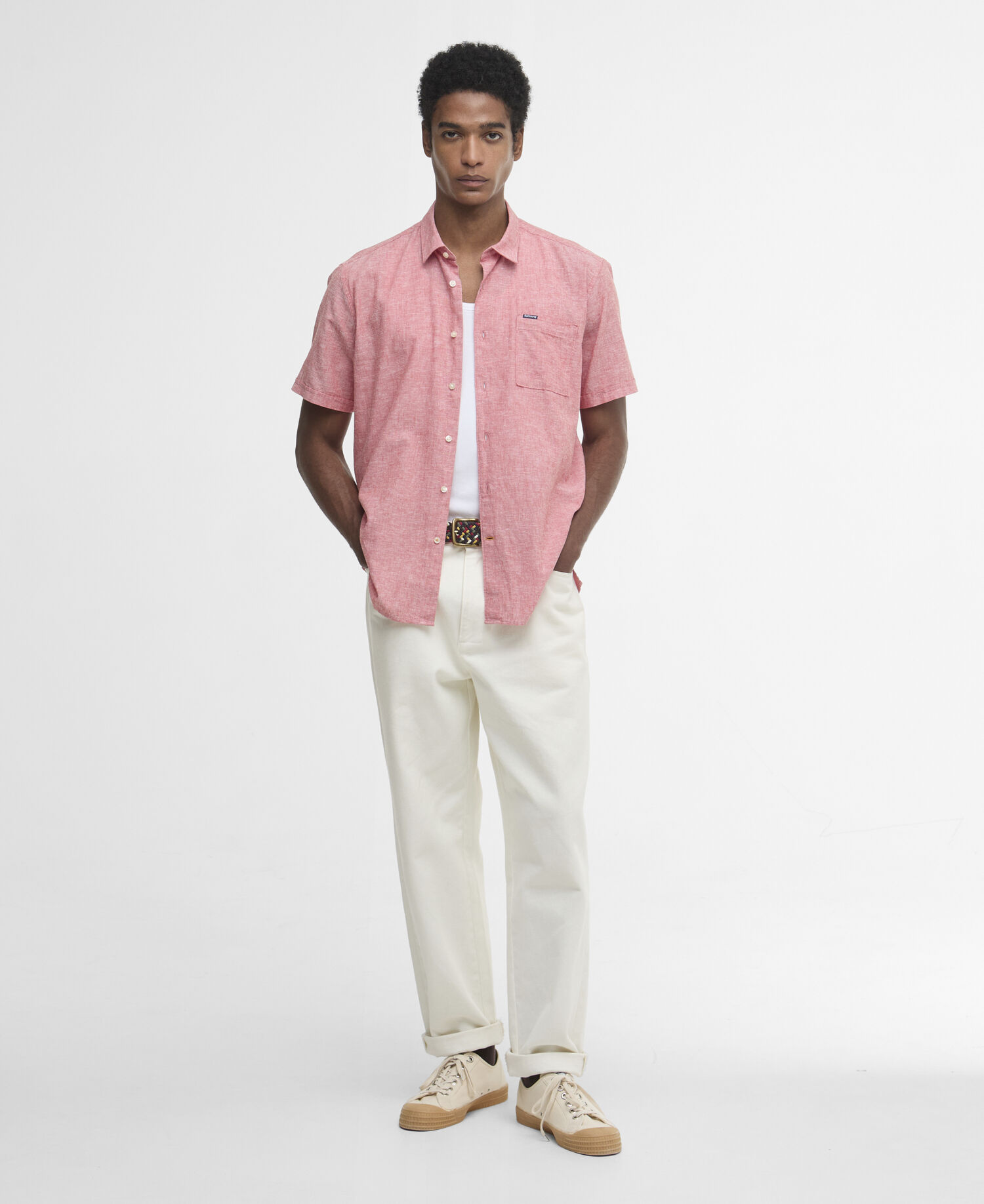 Nelson Regular Short-Sleeved Shirt Red