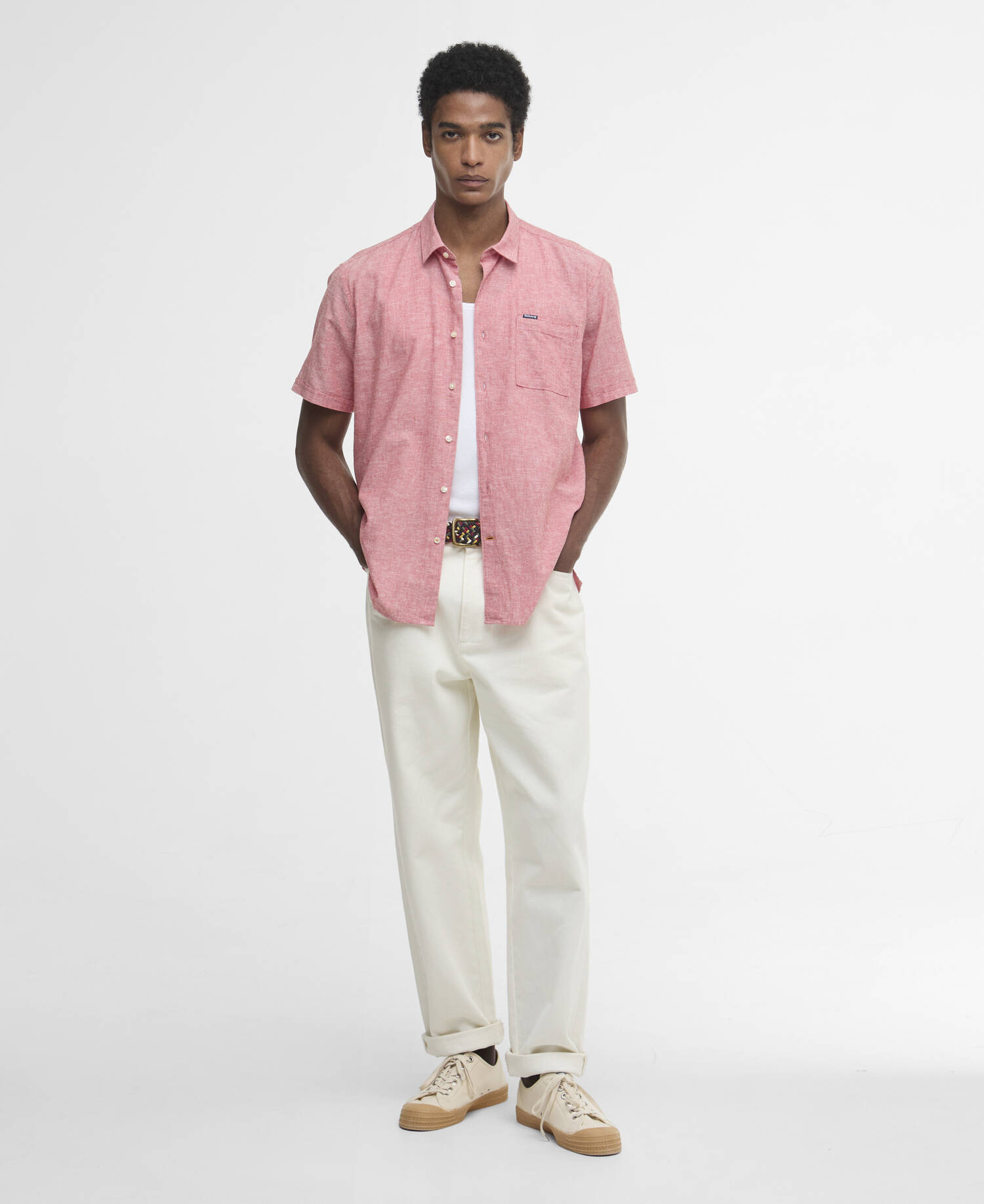 Nelson Regular Short-Sleeved Shirt Red image number 1